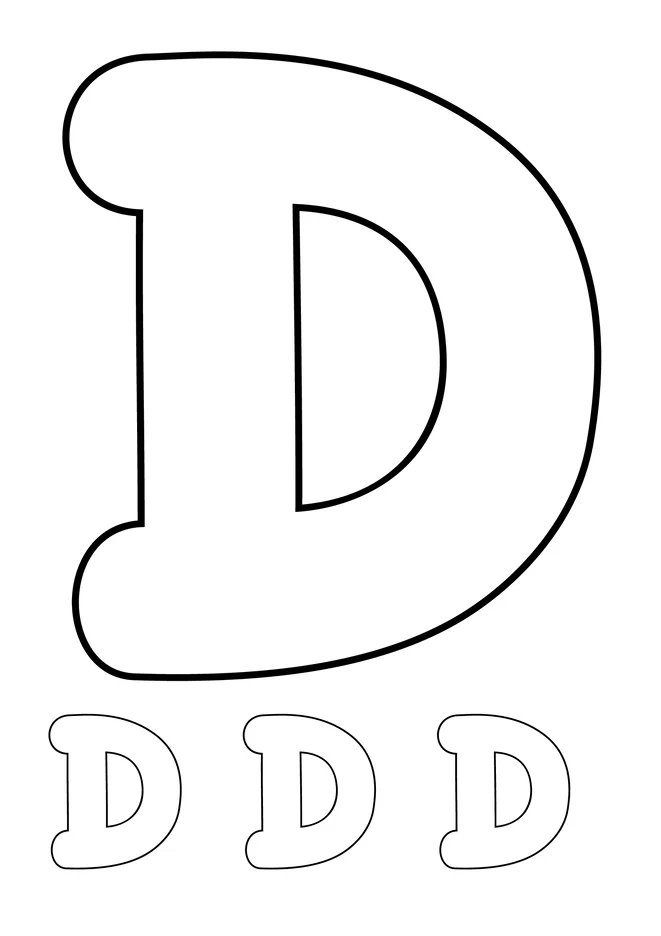 Alfabeto para colorir e imprimir para imprimir e colorir - imagem 5